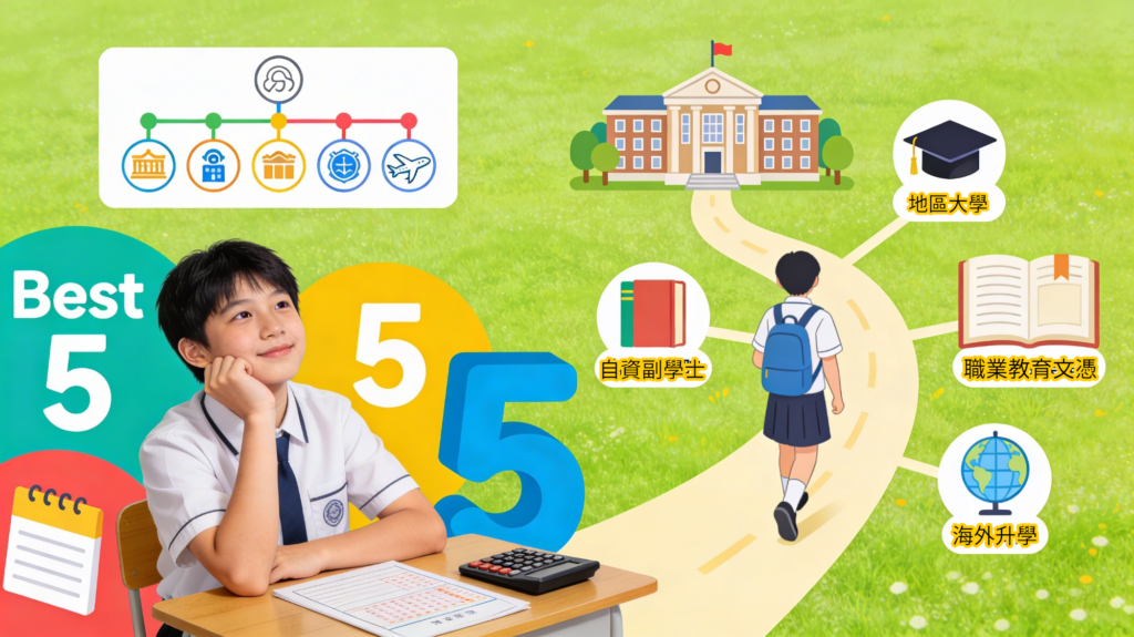 DSE 出路懶人包｜Best 5 分數對照升學選擇