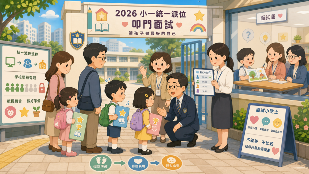 2026小一叩門面試　兩校長親授攻略