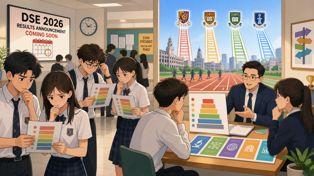 DSE 放榜 2026 JUPAS 人數增 5%　專家：5 科 22 分始穩入八大 未來自資插班升勢持續